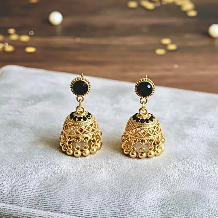 Gold Plated Jhumkas for Bridal & Party Wear