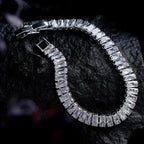 Silver Sparkling Korean Chain Bracelet for Women