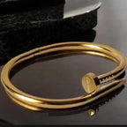 Antique Gold Plated Kara Bracelet for Women