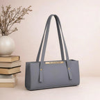 Girl's Brown Leather Top Handle Bag