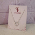 Silver Ring Pendant for Women, Adjustable Chain, Tarnish-Free, Gifting Pack