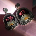 Fancy Antique Gold Earrings for Women 2 Pcs
