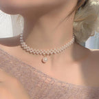 White Pearl Choker Adjustable for Women Pakistan
