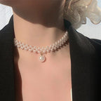 White Pearl Choker Adjustable for Women Pakistan