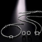 Gold Plated Jewelry Set for Weddings & Parties