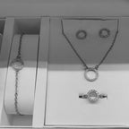 Gold Plated Jewelry Set for Weddings & Parties