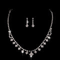 Diamond Claw Necklace & Earrings Set for Pakistani Women